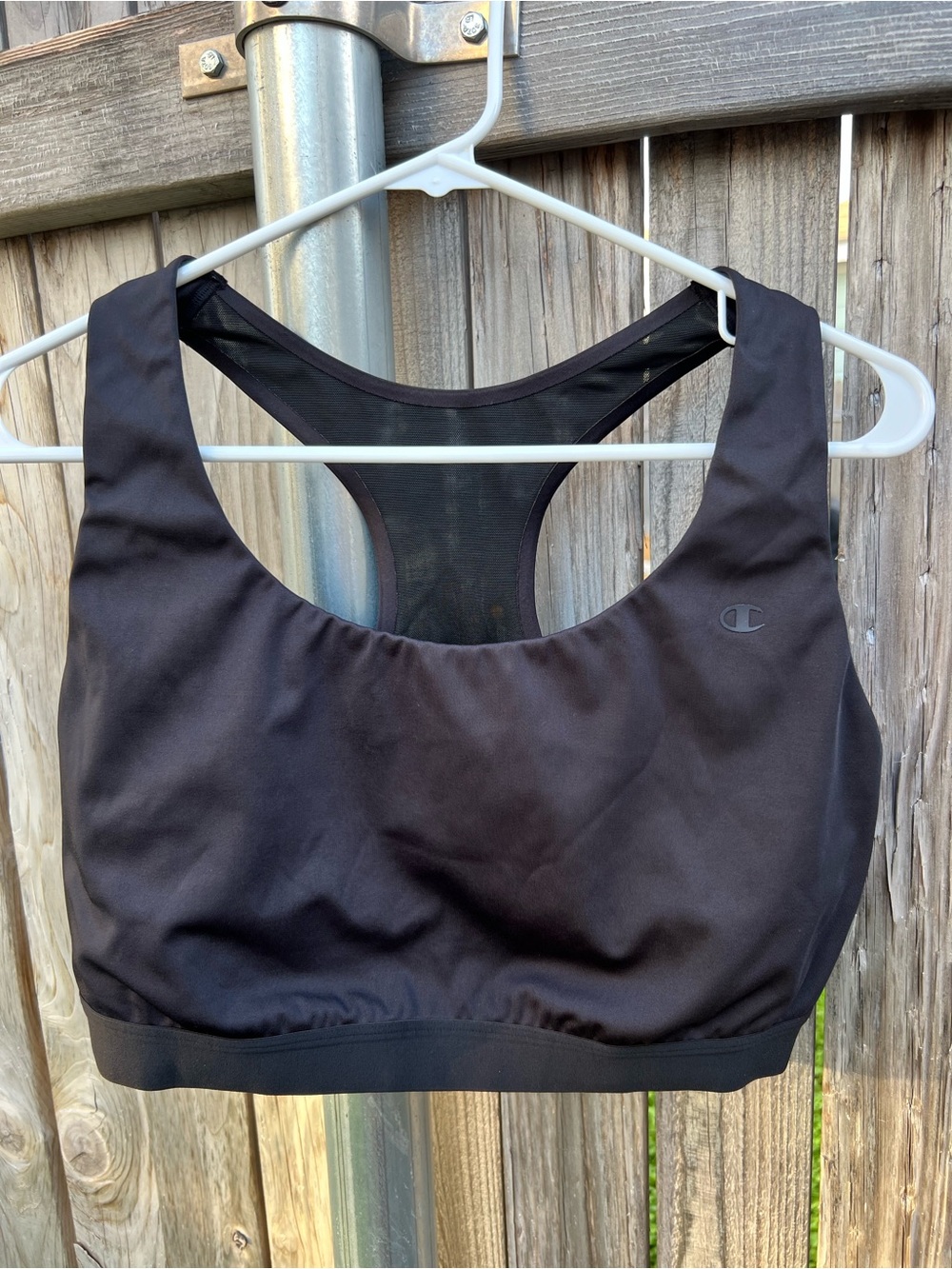 Champion Black Racerback Sports Bra
